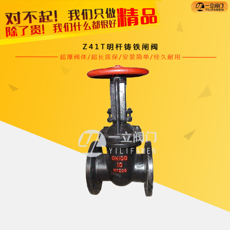 Z41T明杆铸铁闸阀