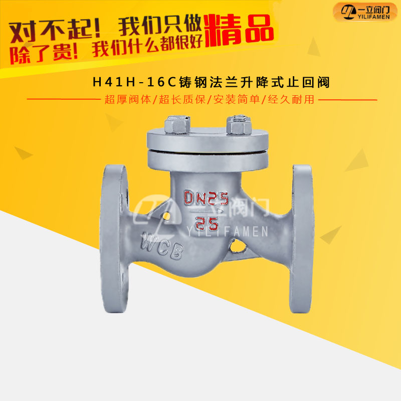 H41H-16C铸钢法兰升降式止回阀