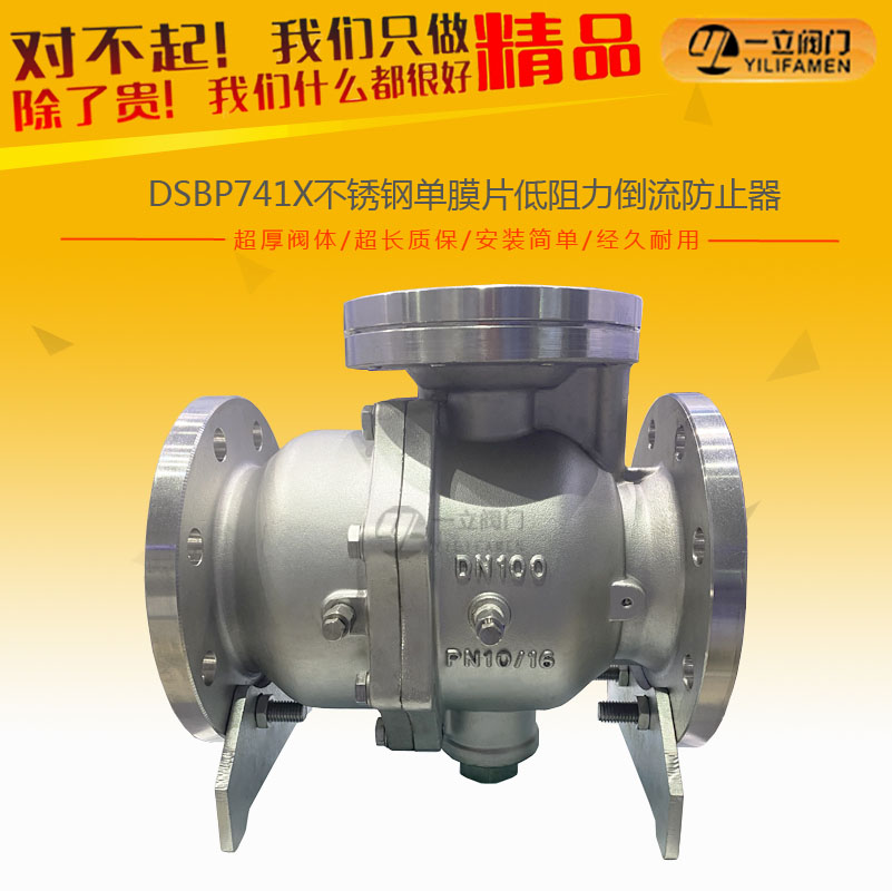 DSBP741X不锈钢单膜片低阻力倒流防止器