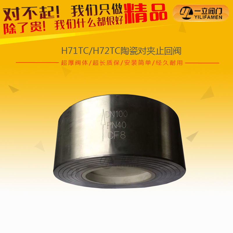 H71TC/H72TC陶瓷对夹止回阀